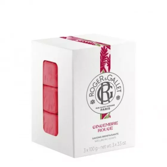 Roger & Gallet Roger Gallet Gingembre Rouge Soaps 3x100g