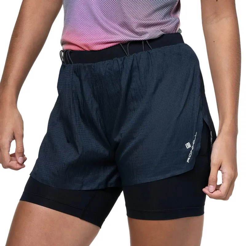 Ronhill Core Twin Running Shorts Womens UK8 Women's