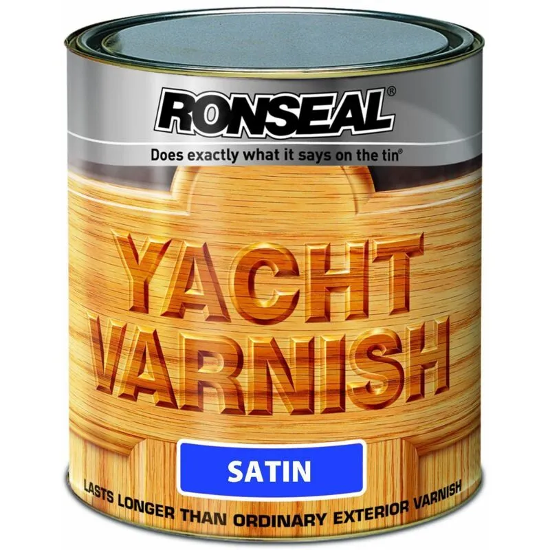 Ronseal 30241 Exterior Yacht Varnish Satin 250ml