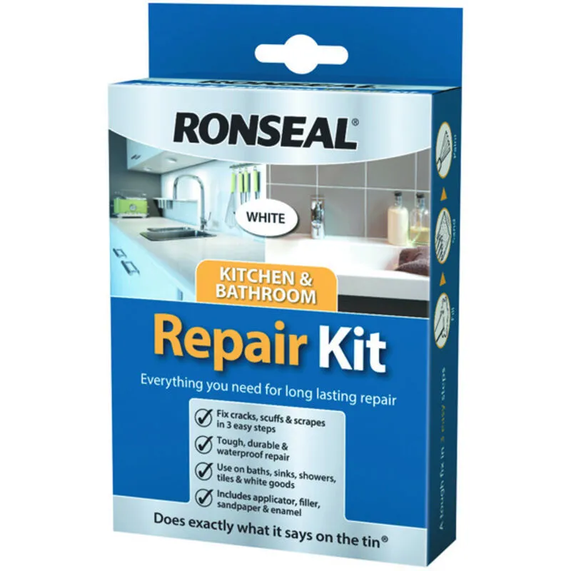 Kitchen & Bathroom Repair Kit 60g rslkbrk - Ronseal
