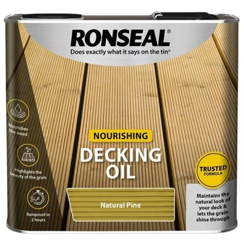Ronseal 34774 Decking Oil Natural Pine 2.5 litre