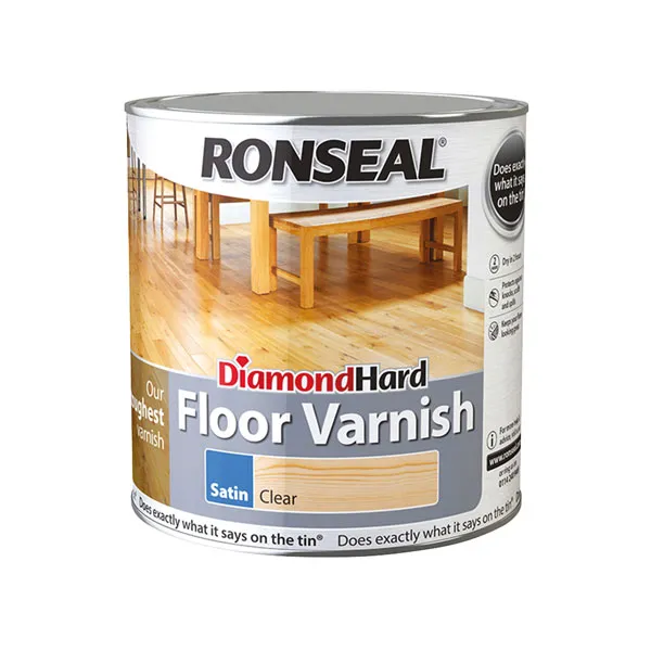 Ronseal Diamond Hard Floor Varnish - Clear