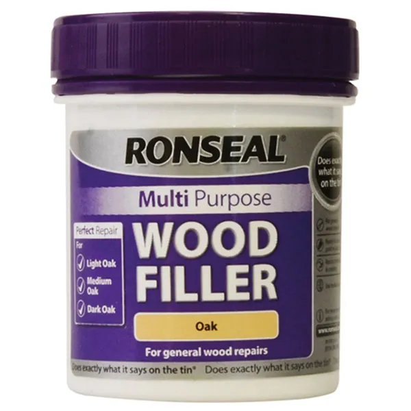 Multipurpose Wood Filler Tub Light 465g - Ronseal
