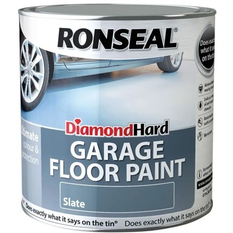 Ronseal Diamond Hard Garage Floor Paint Slate 5l