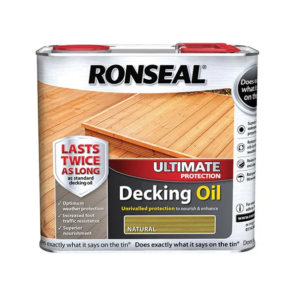 Ultimate Protection Decking Oil - 5L - Natural - Ronseal