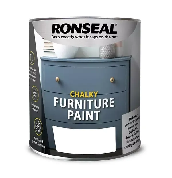Ronseal Chalky Furniture Paint Midnight Blue 750ml