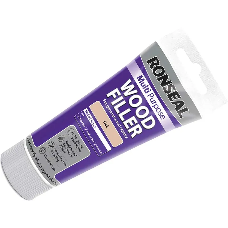 Ronseal Multi Purpose Wood Filler Tube Oak 100g