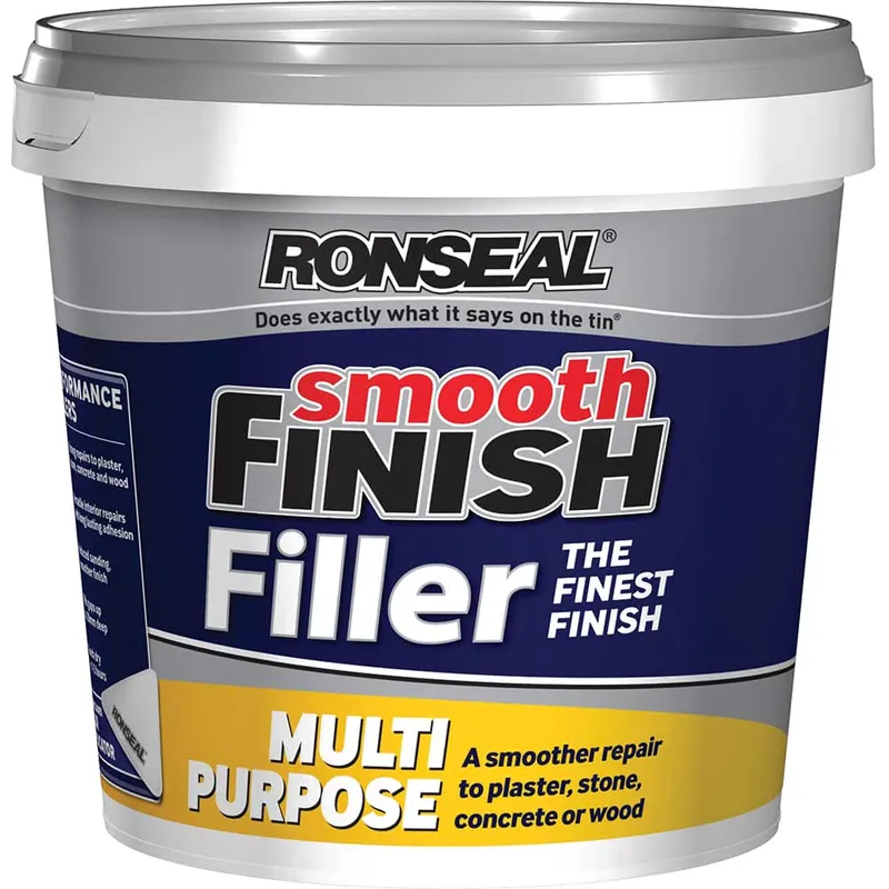Ronseal 36547 Smooth Finish Multipurpose Wall Filler Ready Mixed 2.2kg