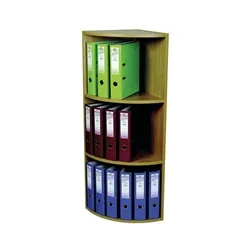 Rotadex Corner Unit 3 Tier Light Oak