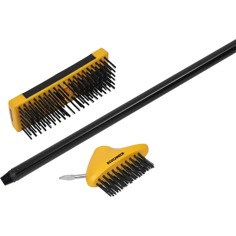 Roughneck 52-090 Patio & Decking Brush Set 3 Piece