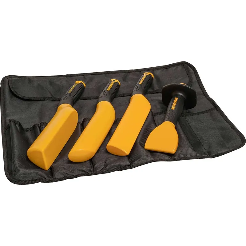 Roughneck Pro Lead Dressing Set, 4 Piece in Black Black