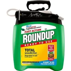Roundup Total Weedkiller Pump n Go Rtu 5 Litre