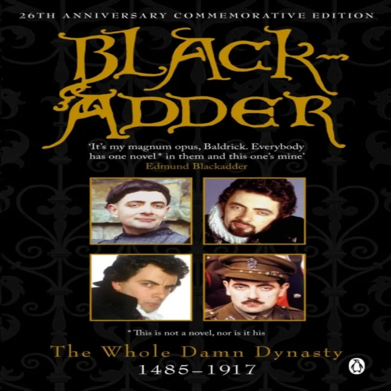 Rowan Atkinson Blackadder Paperback Book Multicolor