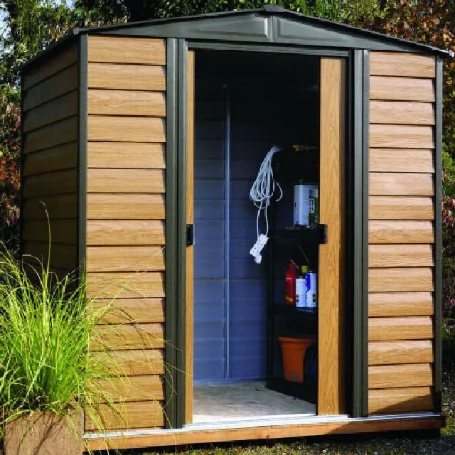Rowlinson Woodvale Metal Shed 8X6
