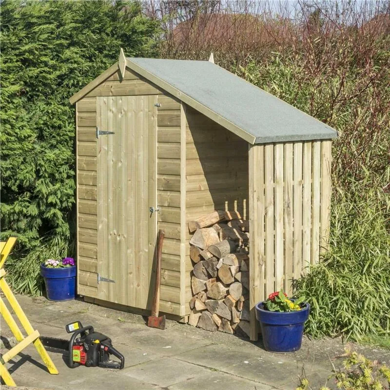 Rowlinson - 4X3 Oxford Shed with Lean-to