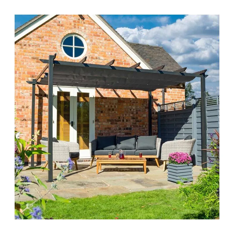 Rowlinson - Venetian 4x3m Canopy Grey