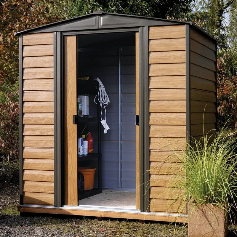 Rowlinson - Woodvale Metal Shed 6X5 with Floor