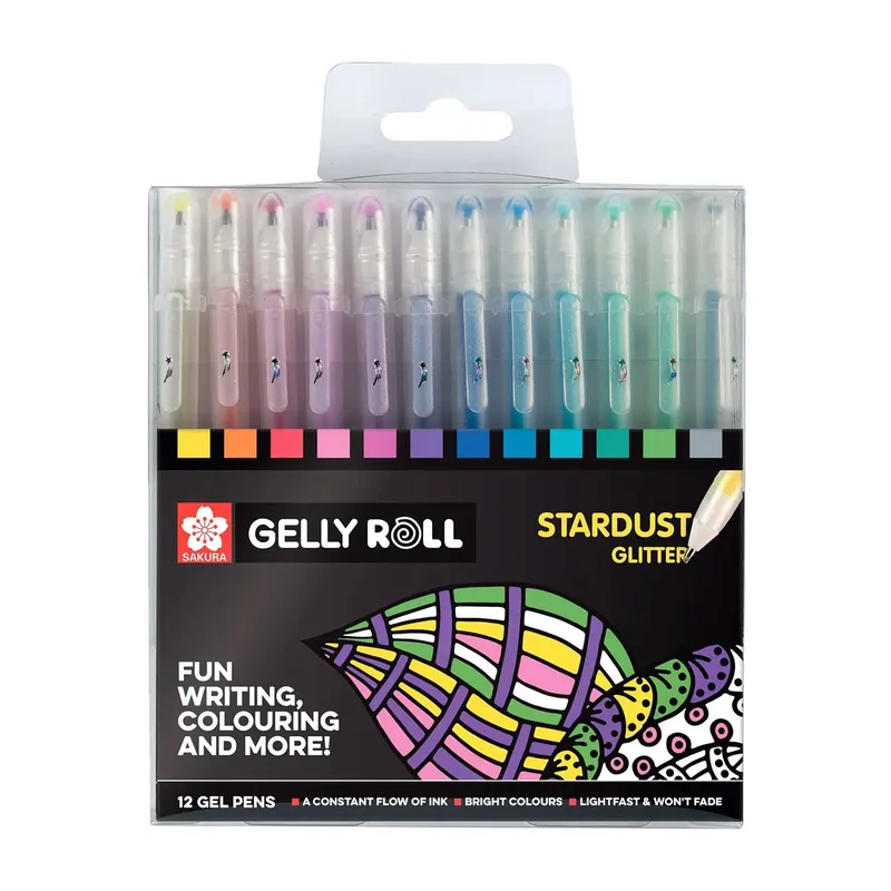 Royal Talens Sakura Gelly Roll - Stardust - Set of 12 Gel Pens