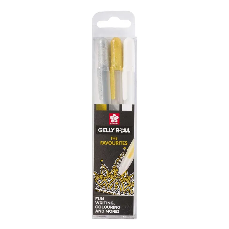 Royal Talens Sakura Gelly Roll - The Favourites - Set of 3 Gel Pens