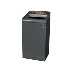 Rubbermaid Configure Container with Food Waste Label 87L Brown 2154756