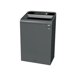 Rubbermaid Configure Container with General Waste Label 125L Black