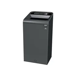 Rubbermaid Configure Container with General Waste Label 87L Black