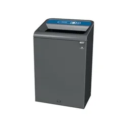 Rubbermaid Configure Container with Paper Recycling Label 125L Blue