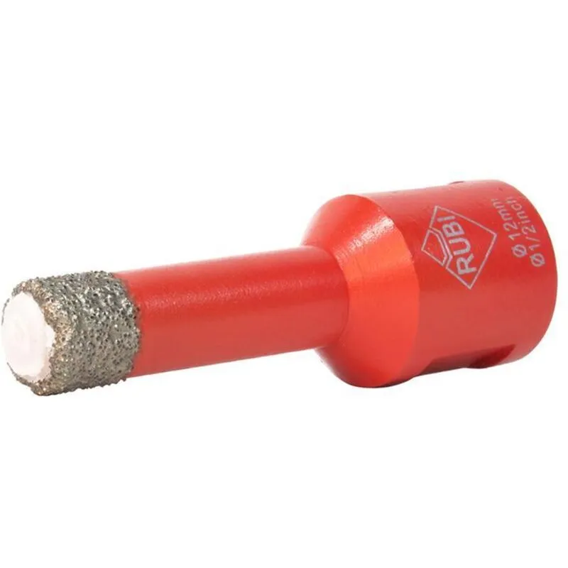 Rubi Tiling Tools 5991 Dry Cut Diamond Drill Bit 12mm