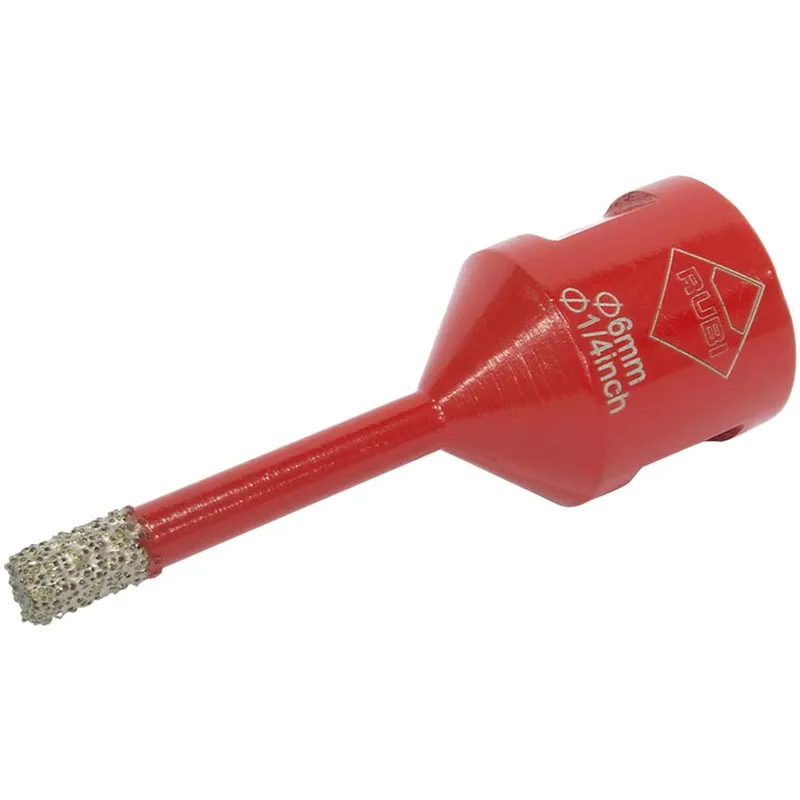 Rubi Tiling Tools 5988 Dry Cut Diamond Drill Bit 6mm