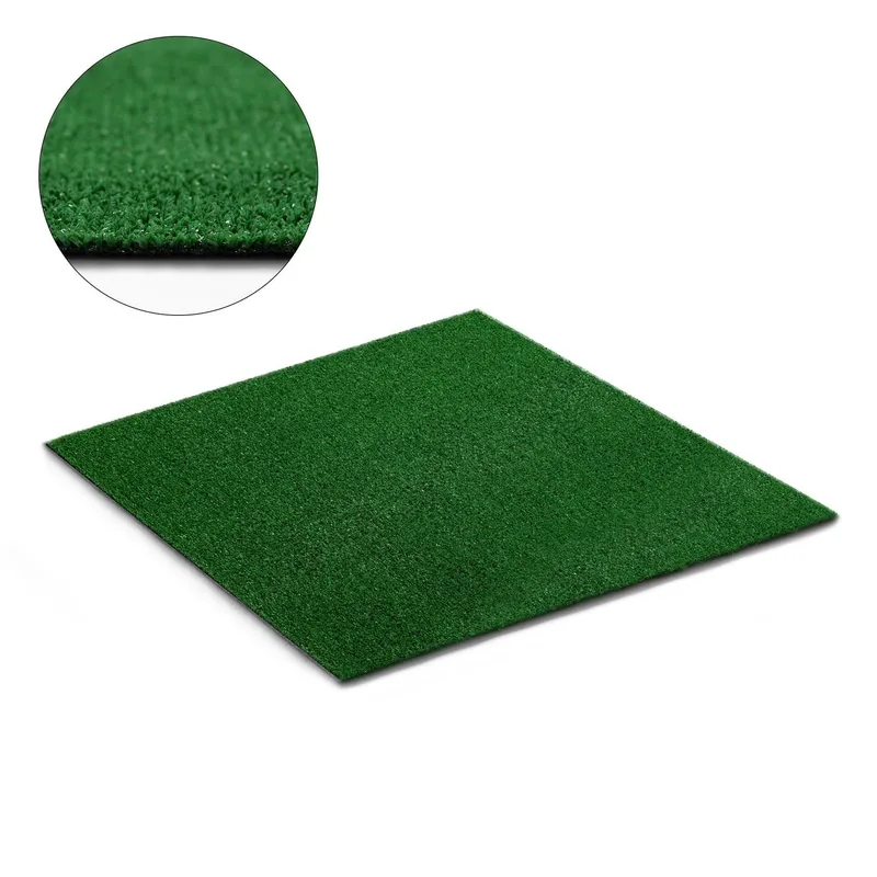 RugsX Artificial Grass Spring Rug in Green Size: 200 cm x 200 cm Green 200 cm x 200 cm