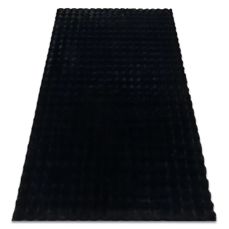 RugsX Bubble Rug in Black Size: 120 cm x 170 cm Black 120 cm x 170 cm