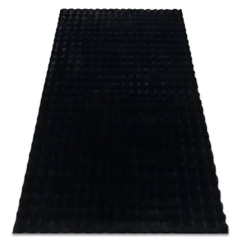 RugsX Bubble Rug in Black Size: 200 cm x 290 cm Black 200 cm x 290 cm