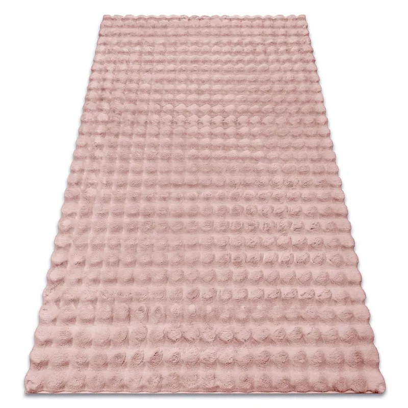 RugsX Bubble Rug in Pink Size: 60 cm x 100 cm Pink 60 cm x 100 cm