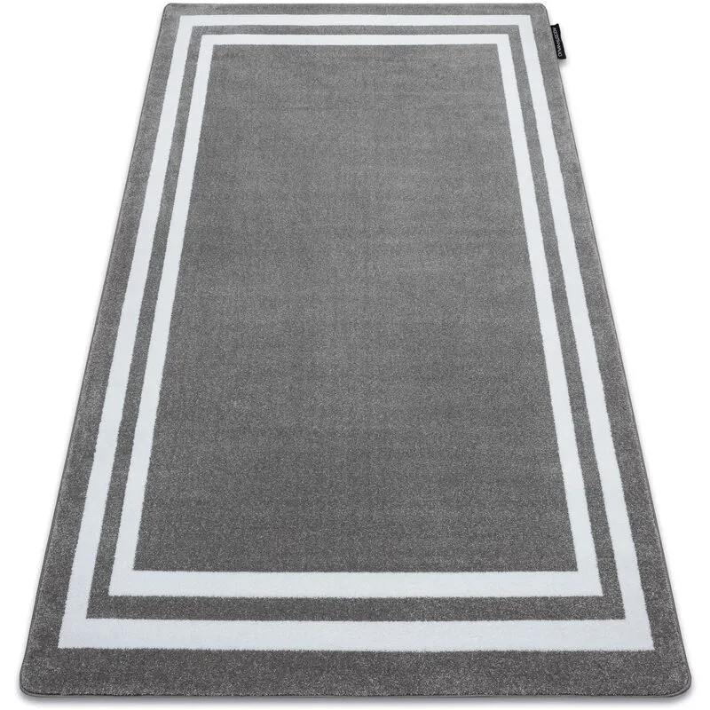 Rugsx Carpet Hampton Frame grey grey 120x170 cm