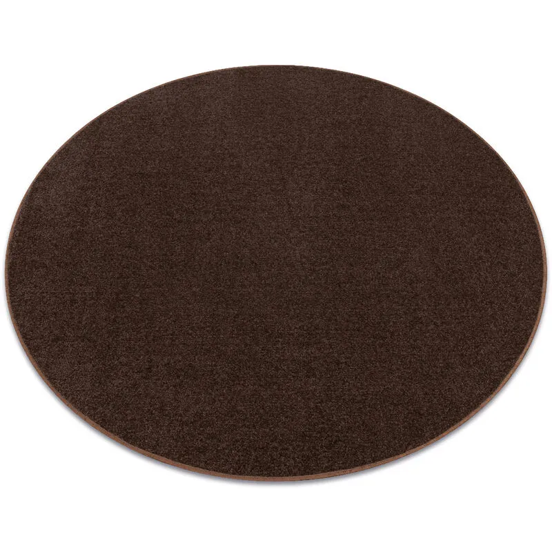Rugsx Carpet round eton brown brown round 100 cm
