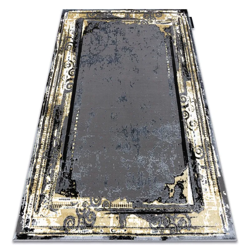RugsX De Luxe Rug in Grey Size: 120 cm x 170 cm Grey 120 cm x 170 cm