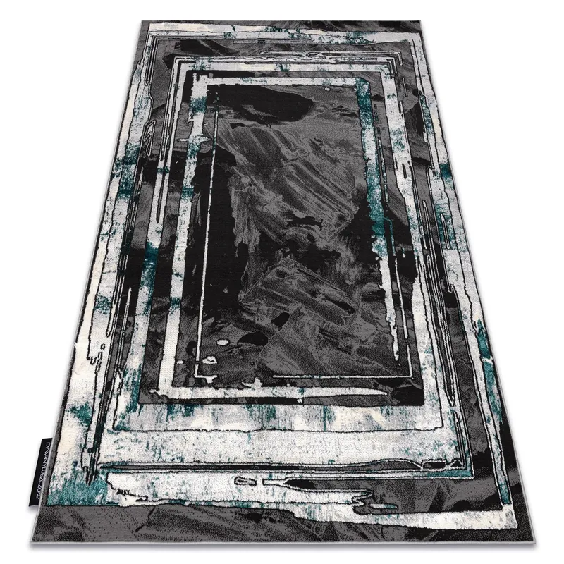 RugsX De Luxe Rug in Grey Size: 200 cm x 290 cm Grey 200 cm x 290 cm