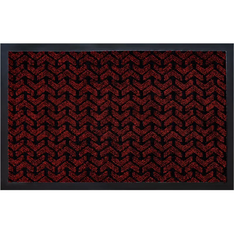 Rugsx Doormat antislip Dunlop 3353 red - indoor, outdoor red 50x80 cm