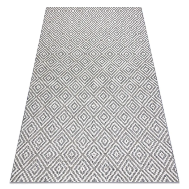RugsX Flat Rug in Grey Size: 160 cm x 230 cm Grey 160 cm x 230 cm