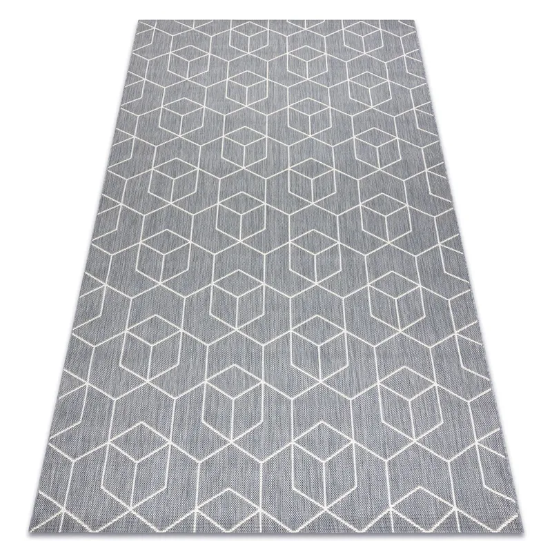 RugsX Flat Rug in Grey Size: 200 cm x 290 cm Grey 200 cm x 290 cm