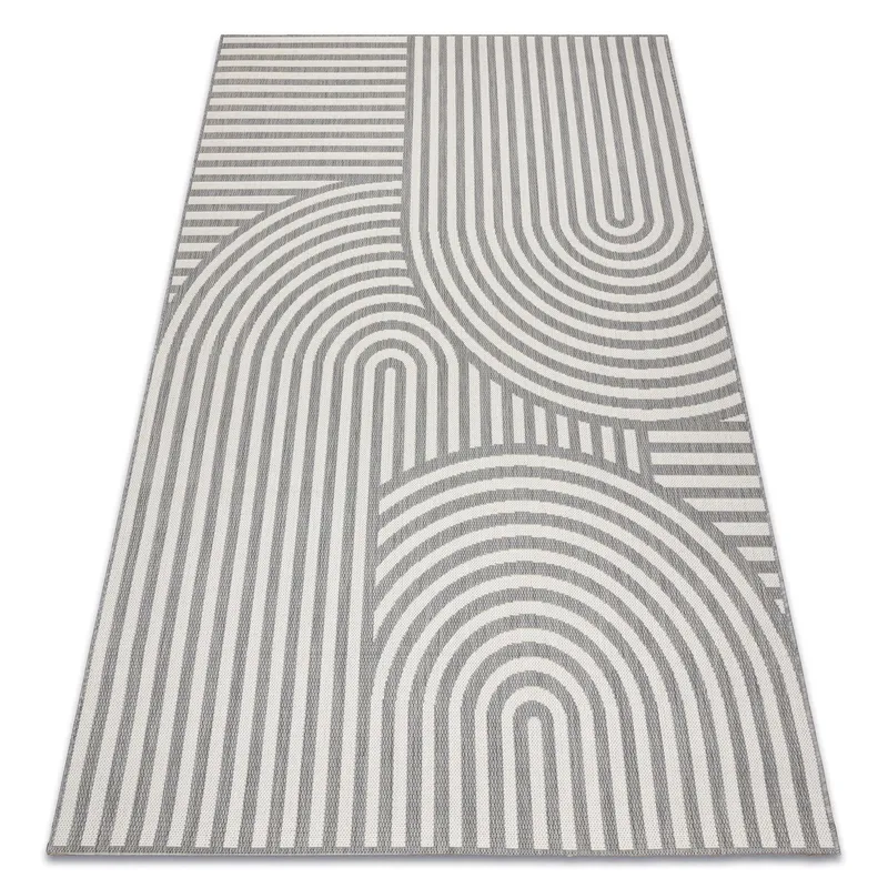 RugsX Flat Rug in Grey Size: 80 cm x 150 cm Grey 80 cm x 150 cm