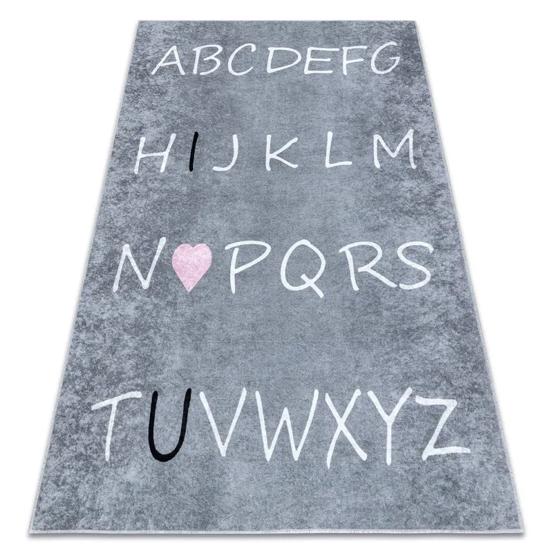 RugsX Junior Rug in Grey Size: 120 cm x 170 cm Grey 120 cm x 170 cm