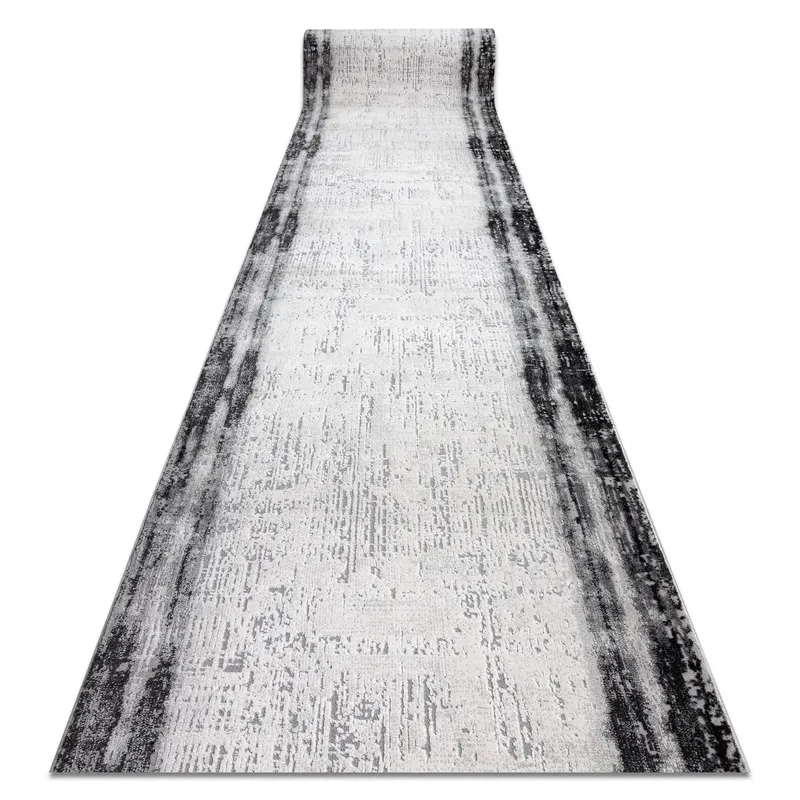 RugsX Modern Tuls Runner in Grey Size: 60 cm x 360 cm Grey 60 cm x 360 cm