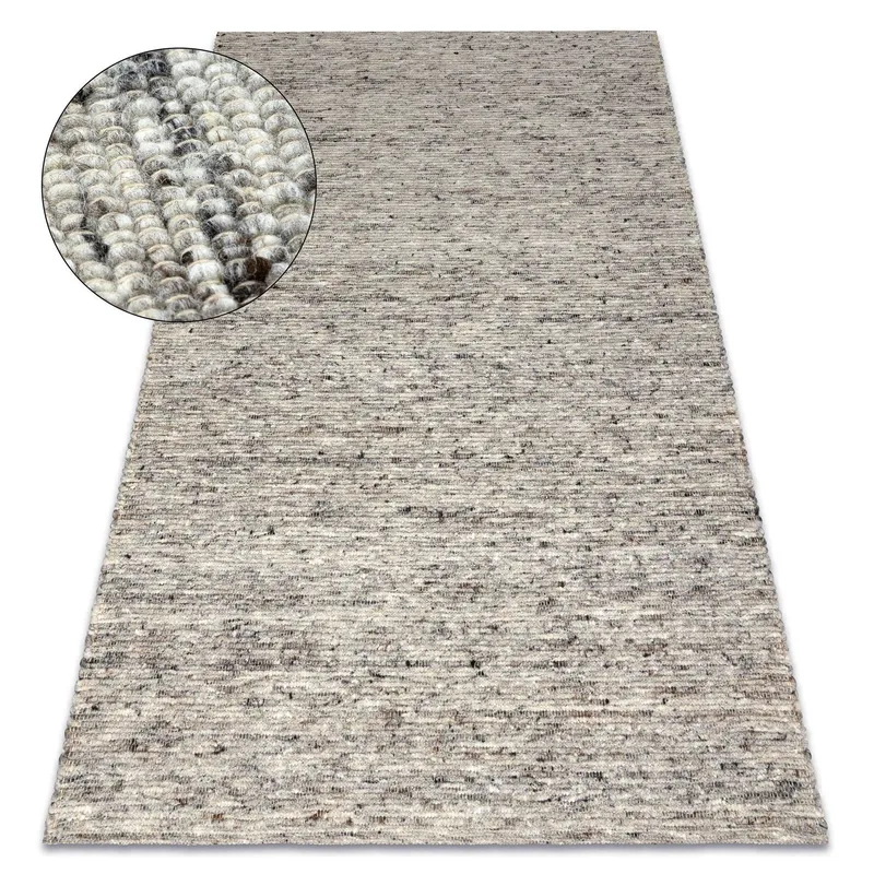 RugsX Nepal Rug in Grey Size: 60 cm x 100 cm Grey 60 cm x 100 cm