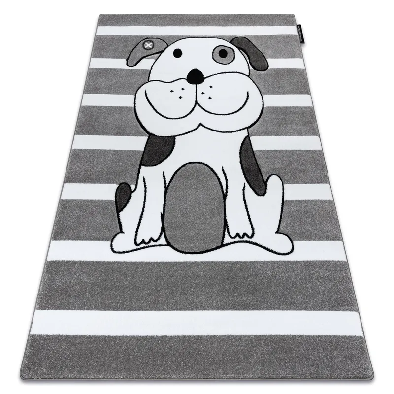 RugsX Petit Rug in Grey Size: 140 cm x 190 cm Grey 140 cm x 190 cm