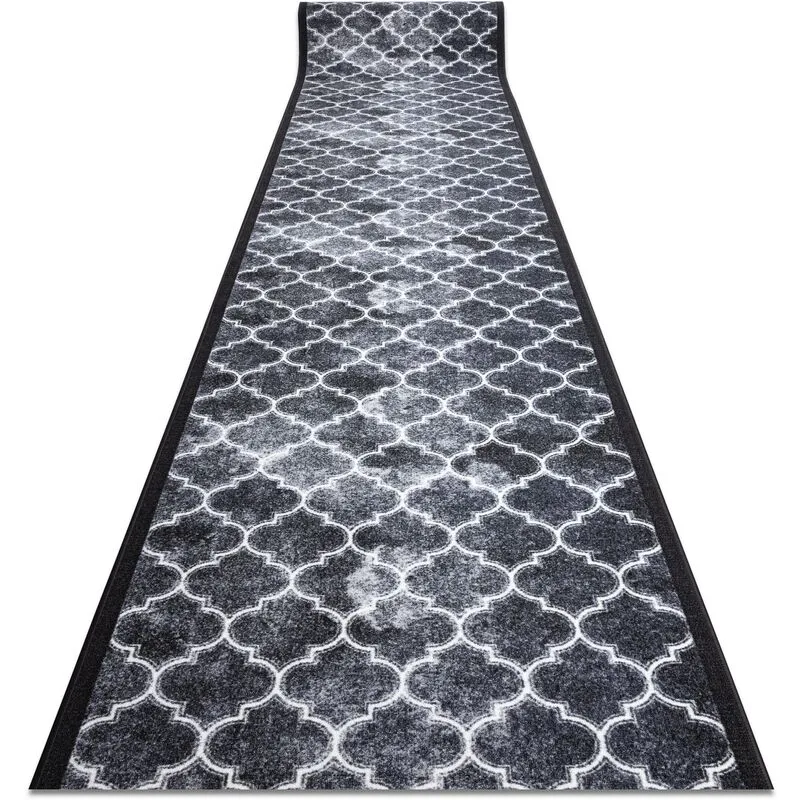 Rugsx Runner anti-slip clover grey 67 cm grey 67x420 cm