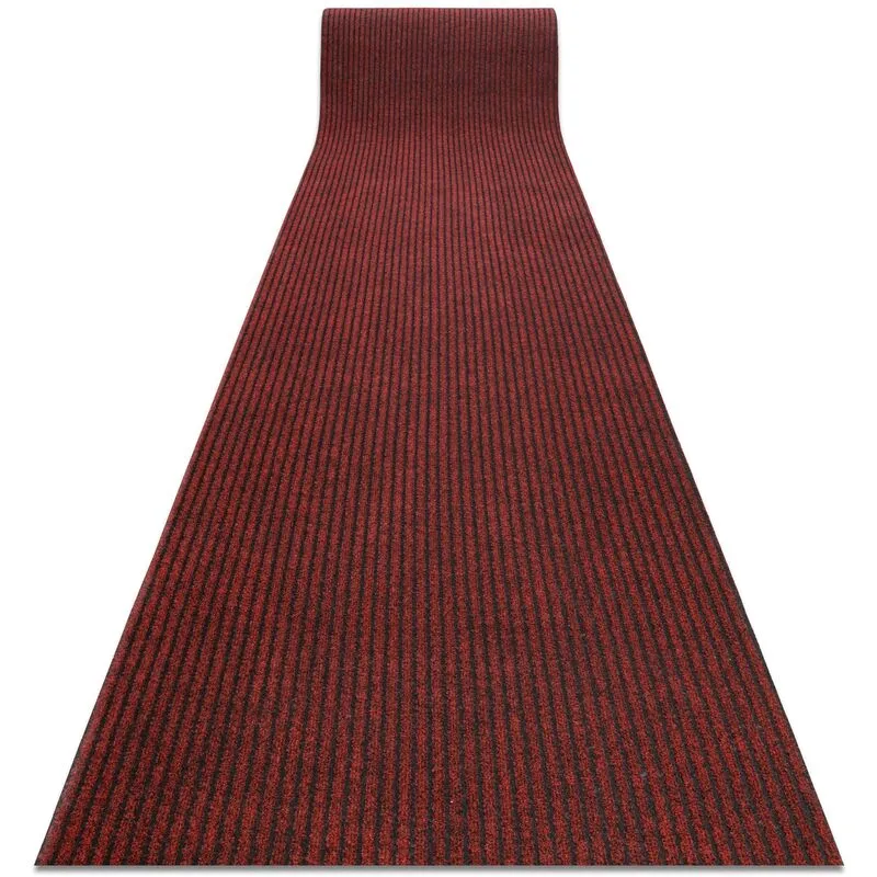 Rugsx - Runner - Doormat antislip gin 3086 outdoor, indoor liverpool red 80 cm red 80x390 cm