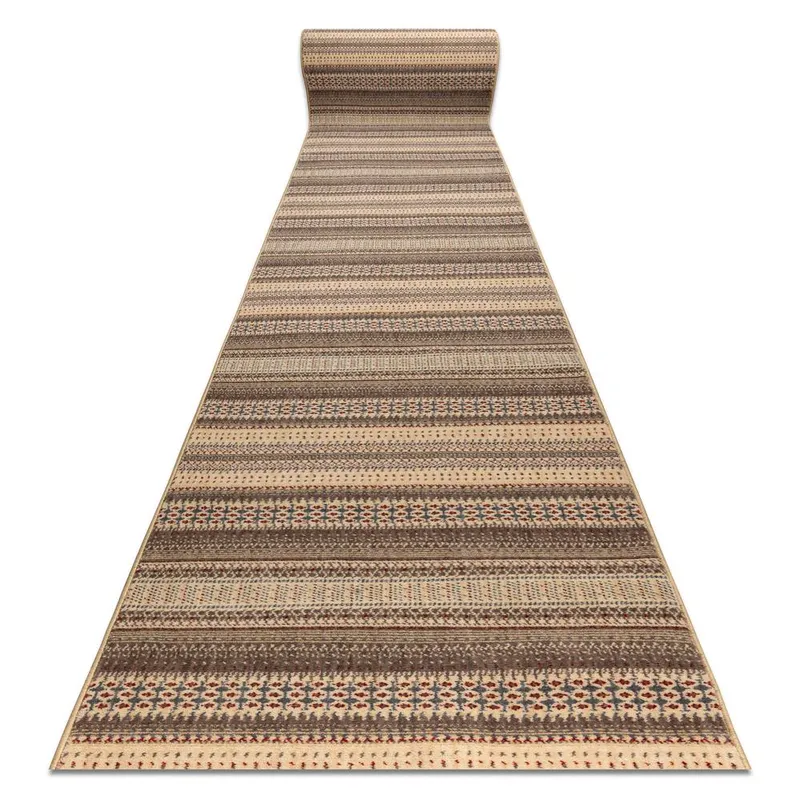 RugsX Wool Djobie Runner in Beige Size: 80 cm x 120 cm Beige 80 cm x 120 cm