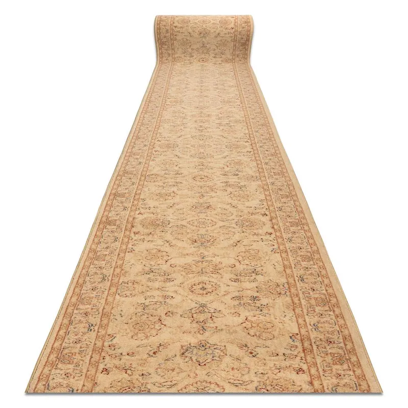 RugsX Wool Djobie Runner in Beige Size: 85 cm x 160 cm Beige 85 cm x 160 cm
