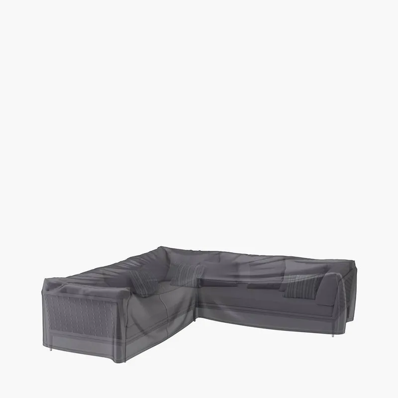 Ruma AeroCover L-Shape Lounge Set Corner Sofa Waterproof Cover W235xD235xH70cm in Dark Grey Size: 1 Pack - Dark Grey - Size: 1 Pack
